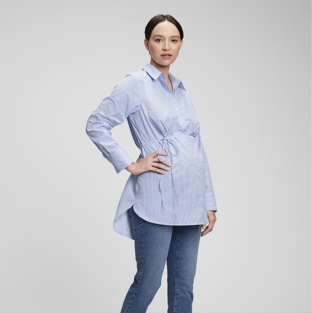 Gap Maternity Popover Tunic Shirt